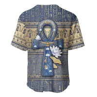 Ankh Egypt Baseball Jersey Egyptian Lotus Flowers