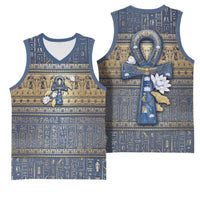 Ankh Egypt Basketball Jersey Egyptian Lotus Flowers