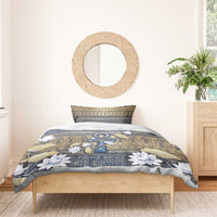 Ankh Egypt Bedding Set Egyptian Lotus Flowers