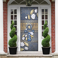 Ankh Egypt Door Cover Egyptian Lotus Flowers