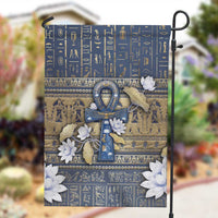 Ankh Egypt Garden Flag Egyptian Lotus Flowers
