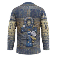 Ankh Egypt Hockey Jersey Egyptian Lotus Flowers