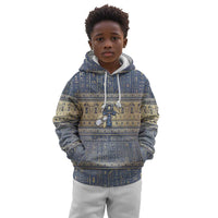 Ankh Egypt Kid Hoodie Egyptian Lotus Flowers