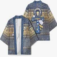 Ankh Egypt Kimono Egyptian Lotus Flowers