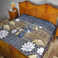 Ankh Egypt Quilt Egyptian Lotus Flowers