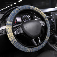 Ankh Egypt Steering Wheel Cover Egyptian Lotus Flowers