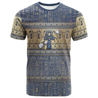 Ankh Egypt T shirt Egyptian Lotus Flowers