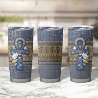 Ankh Egypt Tumbler Cup Egyptian Lotus Flowers