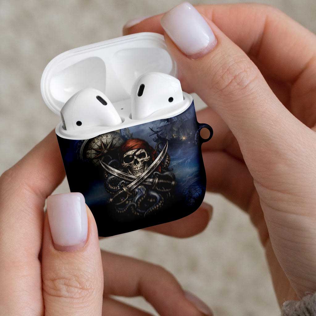 Pirates Skull AirPods Case Kraken Sea Monster Tentacles Deep Legend