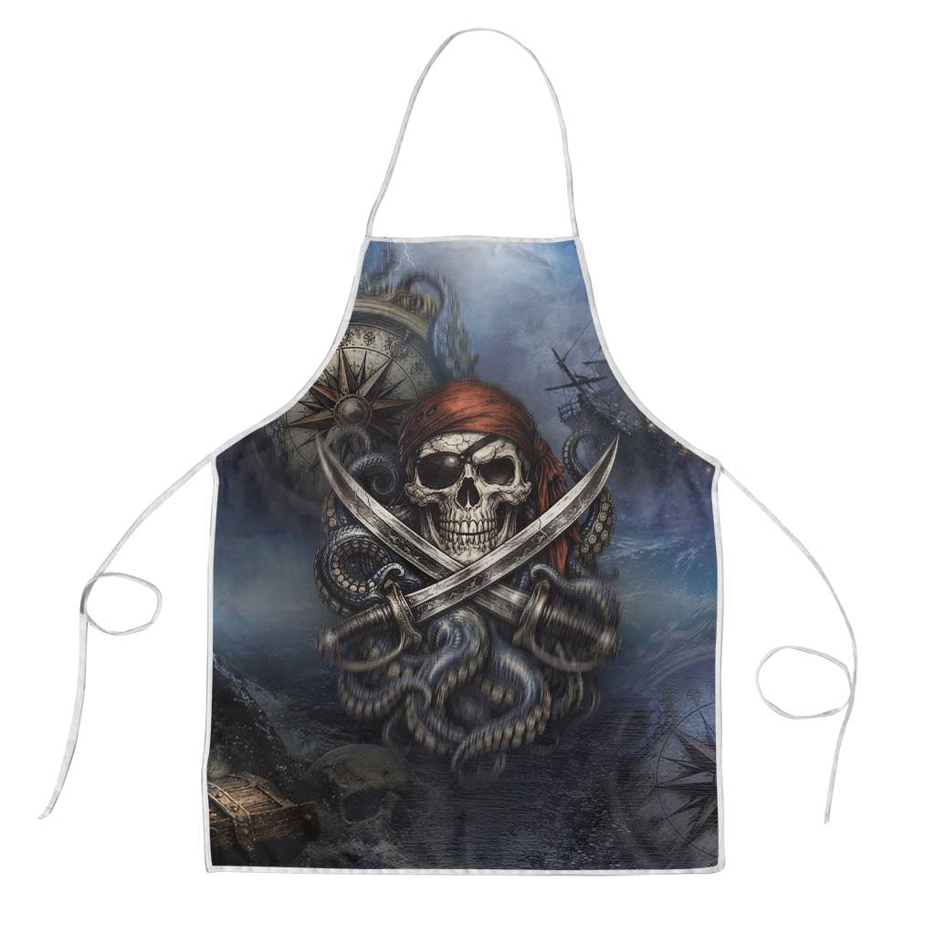 Pirates Skull Apron Kraken Sea Monster Tentacles Deep Legend