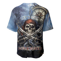 Pirates Skull Baseball Jersey Kraken Sea Monster Tentacles Deep Legend