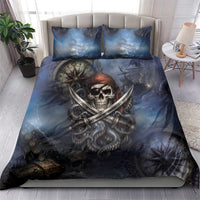 Pirates Skull Bedding Set Kraken Sea Monster Tentacles Deep Legend