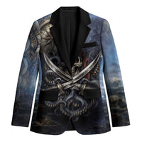 Pirates Skull Blazer Kraken Sea Monster Tentacles Deep Legend