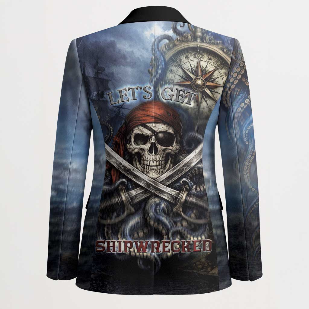 Pirates Skull Blazer Kraken Sea Monster Tentacles Deep Legend