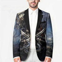 Pirates Skull Blazer Kraken Sea Monster Tentacles Deep Legend