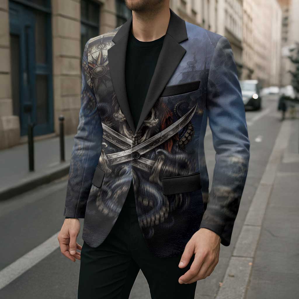 Pirates Skull Blazer Kraken Sea Monster Tentacles Deep Legend