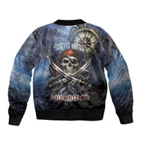 Pirates Skull Bomber Jacket Kraken Sea Monster Tentacles Deep Legend