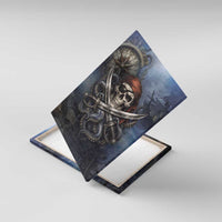 Pirates Skull Canvas Wall Art Kraken Sea Monster Tentacles Deep Legend
