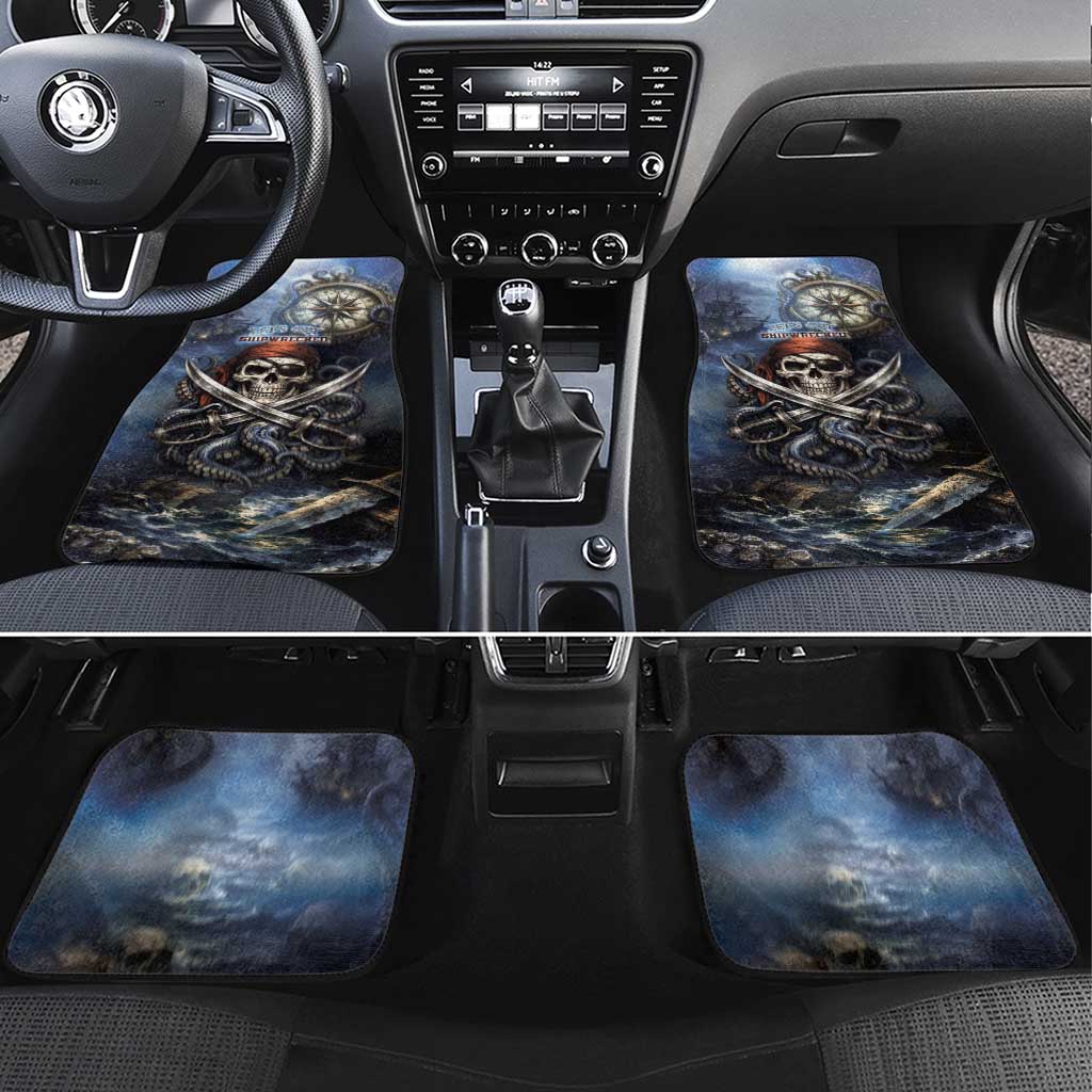 Pirates Skull Car Mats Kraken Sea Monster Tentacles Deep Legend