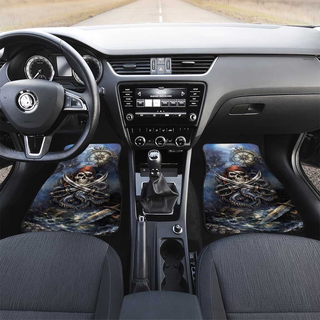 Pirates Skull Car Mats Kraken Sea Monster Tentacles Deep Legend