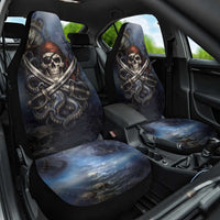 Pirates Skull Car Seat Cover Kraken Sea Monster Tentacles Deep Legend
