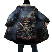 Pirates Skull Cloak Kraken Sea Monster Tentacles Deep Legend