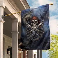 Pirates Skull Garden Flag Kraken Sea Monster Tentacles Deep Legend