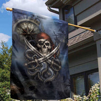 Pirates Skull Garden Flag Kraken Sea Monster Tentacles Deep Legend