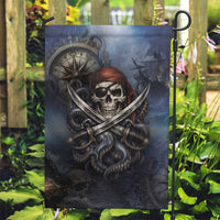 Pirates Skull Garden Flag Kraken Sea Monster Tentacles Deep Legend
