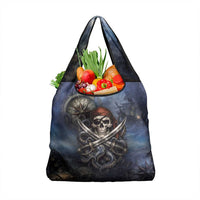 Pirates Skull Grocery Bag Kraken Sea Monster Tentacles Deep Legend