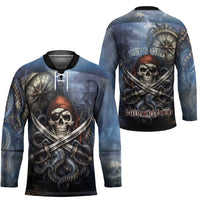 Pirates Skull Hockey Jersey Kraken Sea Monster Tentacles Deep Legend