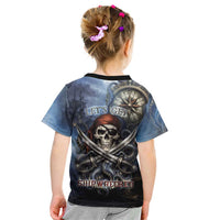 Pirates Skull Kid T Shirt Kraken Sea Monster Tentacles Deep Legend