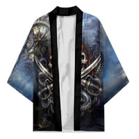 Pirates Skull Kimono Kraken Sea Monster Tentacles Deep Legend