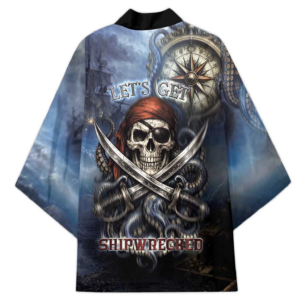 Pirates Skull Kimono Kraken Sea Monster Tentacles Deep Legend