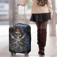 Pirates Skull Luggage Cover Kraken Sea Monster Tentacles Deep Legend