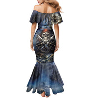 Pirates Skull Mermaid Dress Kraken Sea Monster Tentacles Deep Legend