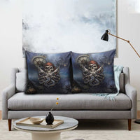 Pirates Skull Pillow Cover Kraken Sea Monster Tentacles Deep Legend