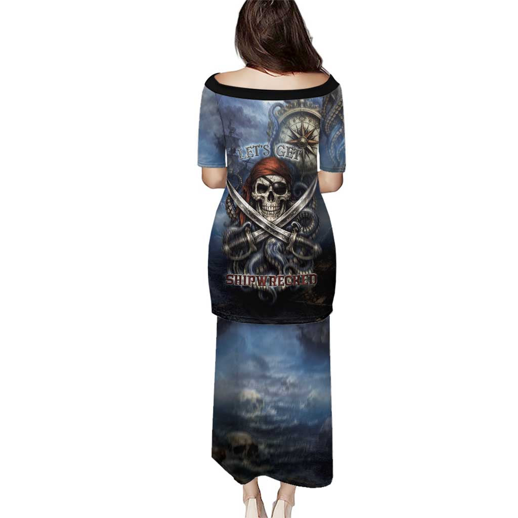 Pirates Skull Puletasi Kraken Sea Monster Tentacles Deep Legend
