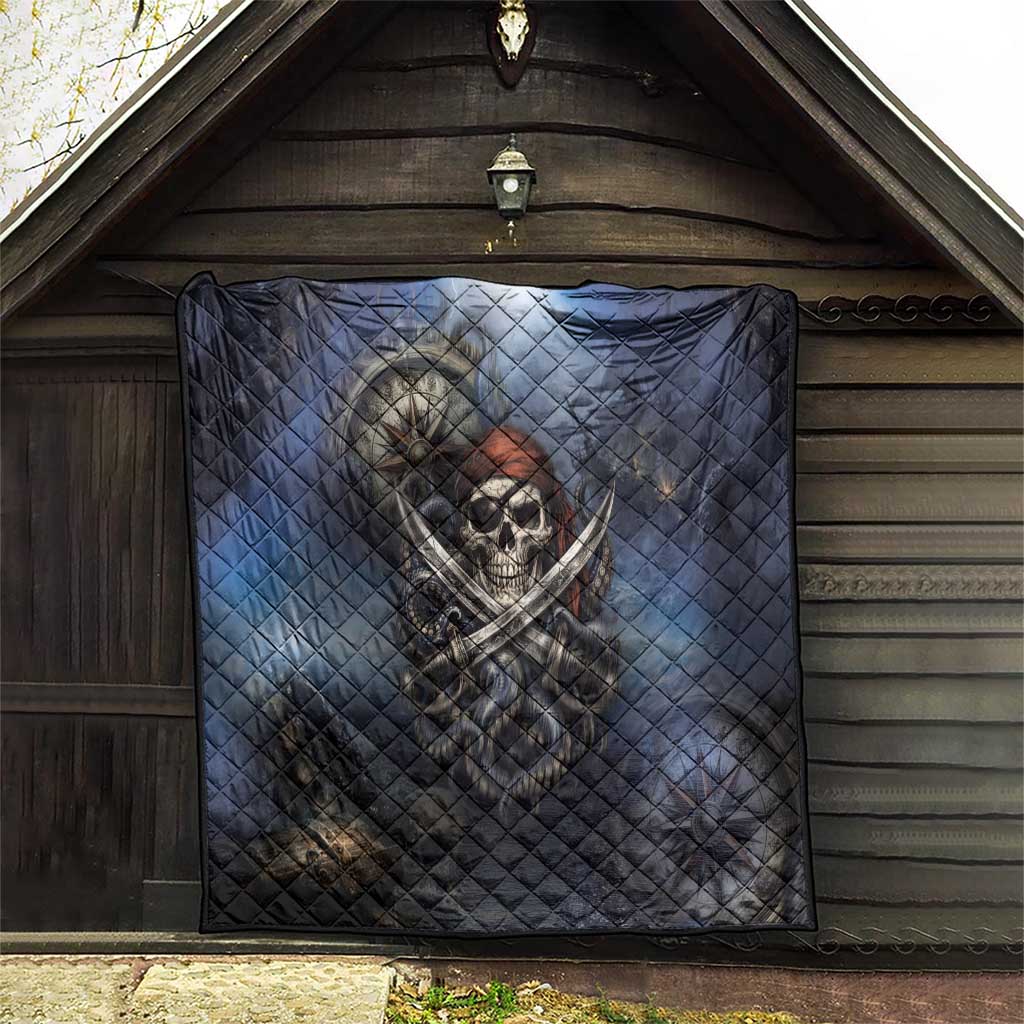 Pirates Skull Quilt Kraken Sea Monster Tentacles Deep Legend