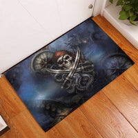 Pirates Skull Rubber Doormat Kraken Sea Monster Tentacles Deep Legend
