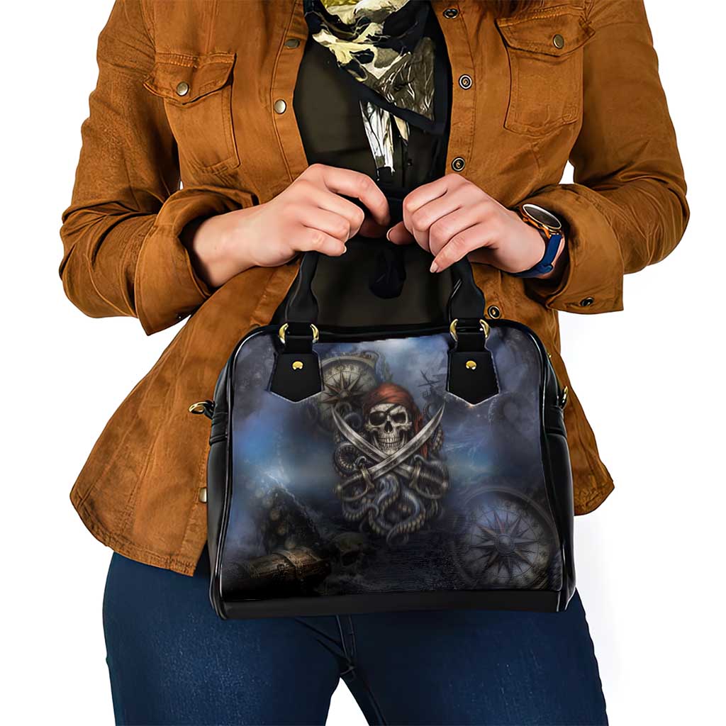 Pirates Skull Shoulder Handbag Kraken Sea Monster Tentacles Deep Legend
