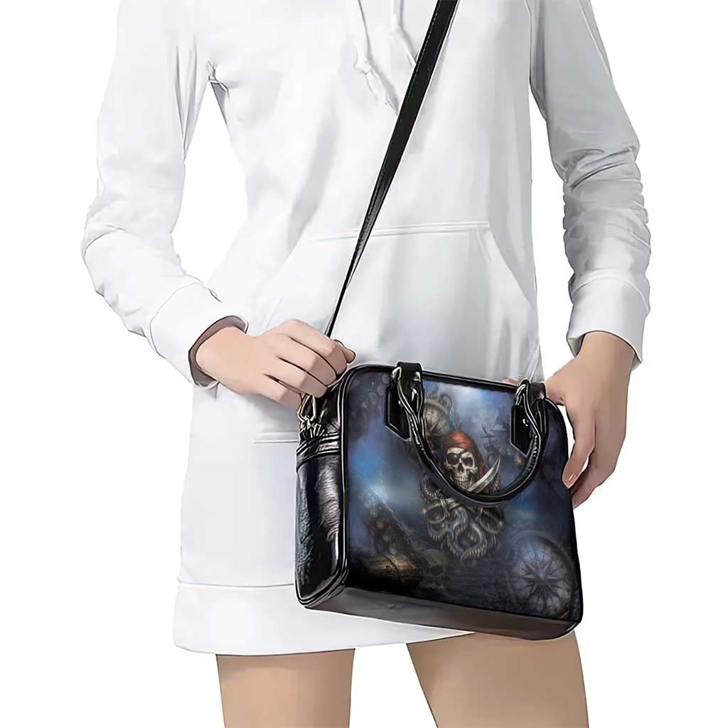 Pirates Skull Shoulder Handbag Kraken Sea Monster Tentacles Deep Legend