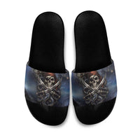 Pirates Skull Slide Sandals Kraken Sea Monster Tentacles Deep Legend