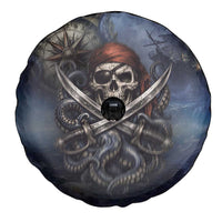Pirates Skull Spare Tire Cover Kraken Sea Monster Tentacles Deep Legend