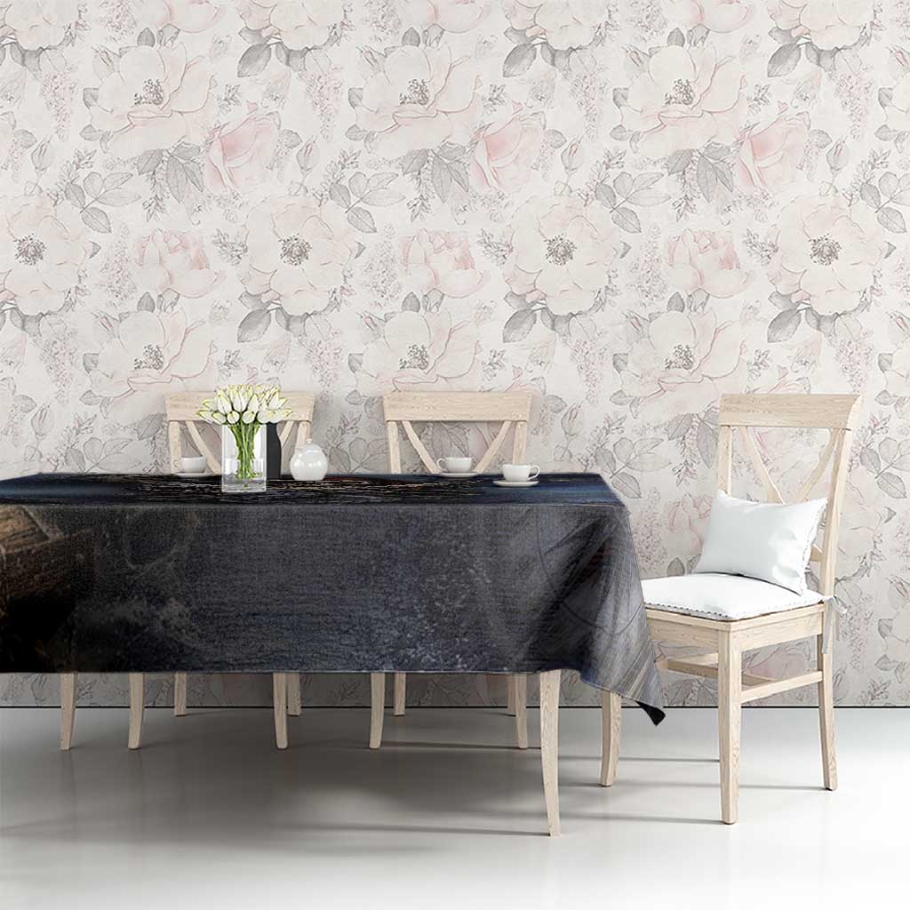 Pirates Skull Tablecloth Kraken Sea Monster Tentacles Deep Legend