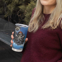 Pirates Skull Tumbler Cup Kraken Sea Monster Tentacles Deep Legend