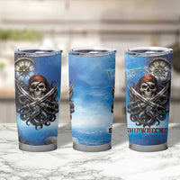 Pirates Skull Tumbler Cup Kraken Sea Monster Tentacles Deep Legend