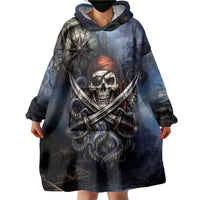 Pirates Skull Wearable Blanket Hoodie Kraken Sea Monster Tentacles Deep Legend