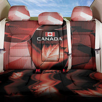 Canada Football Back Car Seat Cover Visual Line Abstract Maple Leaf
