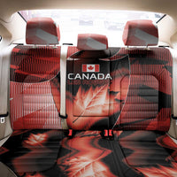 Canada Football Back Car Seat Cover Visual Line Abstract Maple Leaf